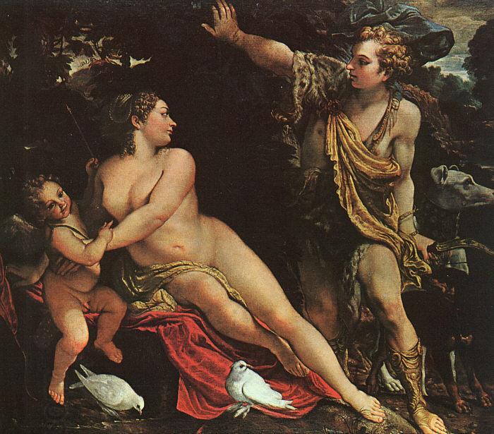 Annibale Carracci Venus, Adonis and Cupid China oil painting art